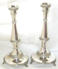 Zadok Sterling Candle Holders